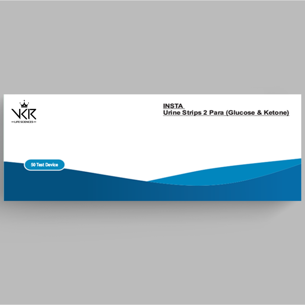 Urine Strips 2 Para (Glucose & Ketone)-R2